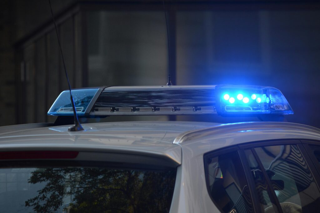 police voiture lumière