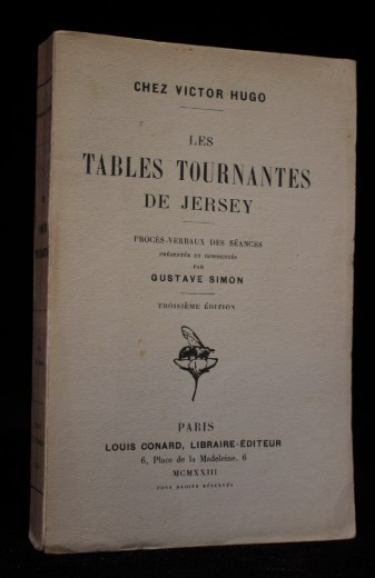 Livre Les tables tournantes de Victor Hugo