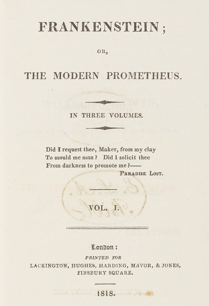 Frankenstein 1818